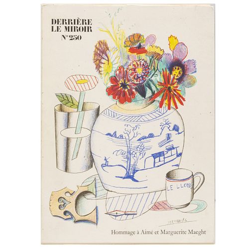 Chagall / Chillida / Miró / Palazuelo / Bram van Velde / Tàpies / Derrière le Miroir. Derrière Le Miroir. Paris, 1982. Con litografías.