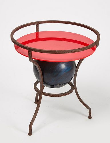 Circular Side Table Assemblage