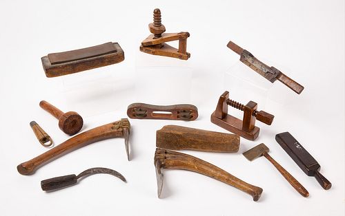 Thirteen Antique Tools