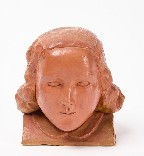 Pottery Bust of a Lady