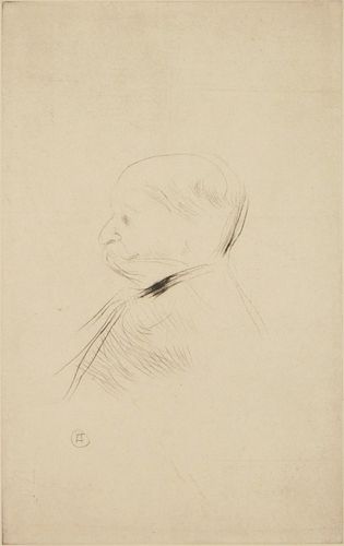 Henri de Toulouse-Lautrec drypoint and etching