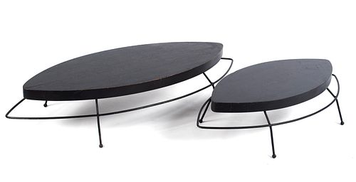 TWO MCM LOW TABLES