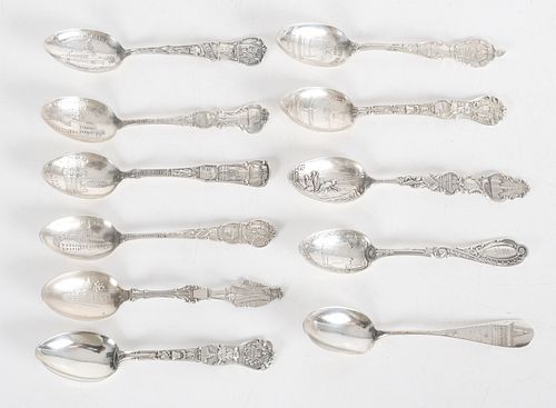 American Sterling Souvenir Spoons, Philadelphia