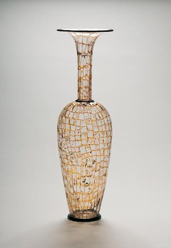 Topaz Mosaic Vase by Dante Marioni
