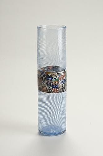 Crazy Quilt Banded Cylinder by Richard Marquis