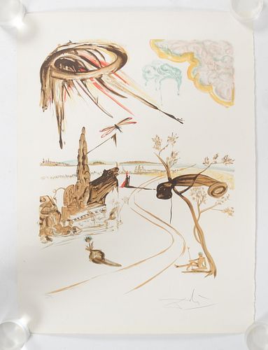 Salvador Dali (1904 - 1989) Fantastic Voyage