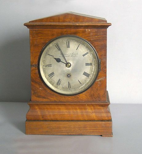 English mantle clock, 19th c. by Barraud & Lunds,3