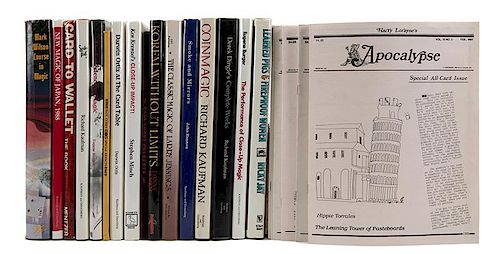 [Miscellaneous] Shelf of Over a Dozen Modern Books on Magic.