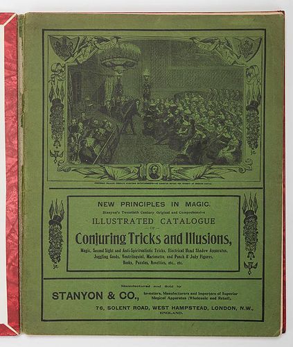 Stanyon & Co. Illustrated Catalogue of Conjuring Tricks and Illusions.