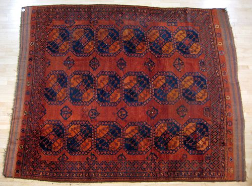 Roomsize Bohkara rug, ca. 1940, 10'9" x 8'9".