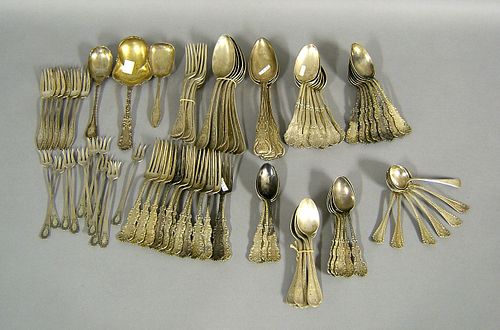 American sterling silver flatware to include 6 Ree