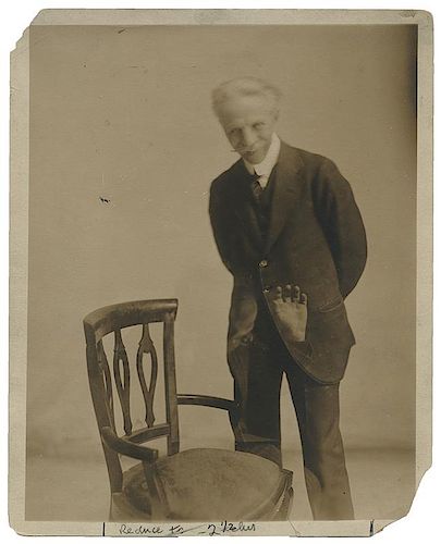 Spirit Photograph of Magician Servais LeRoy.
