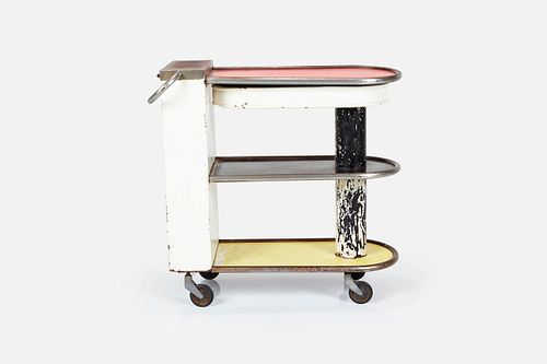 French, Industrial Serving Cart
