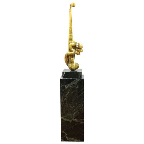 Prince Monyo Abstract Carved Marble Sculpture
