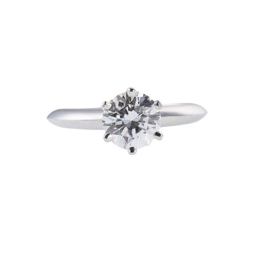 Tiffany & Co 1.12ct H VVS1 Diamond Platinum Engagement Ring