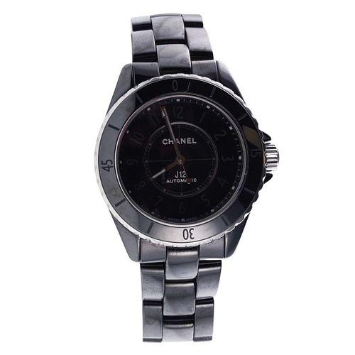 Chanel J12 Electro Black Ceramic 38mm Watch 