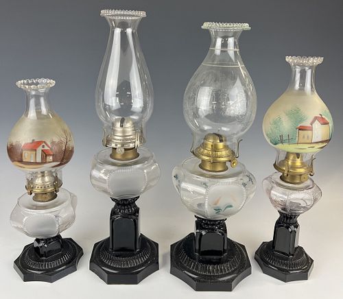 Four Dalzell's Crown Lamps