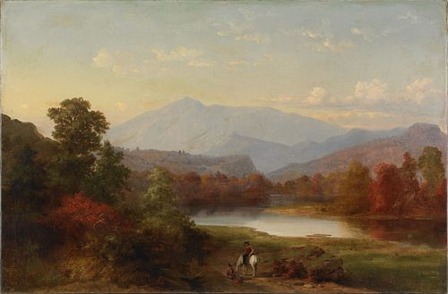 Russell Smith(American, 1812-1896), oil on canvase