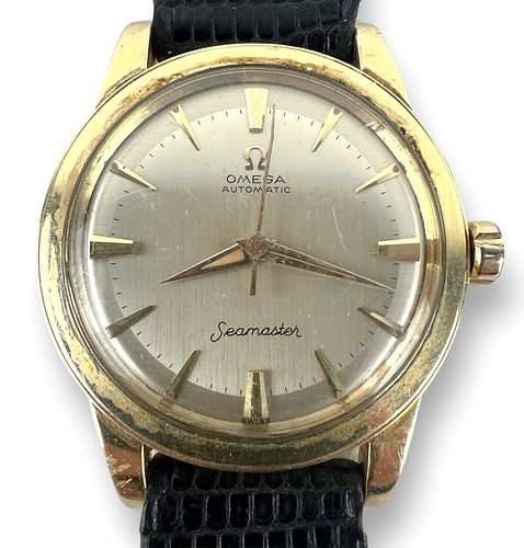 Vintage Omega Seamaster 14K GF Watch