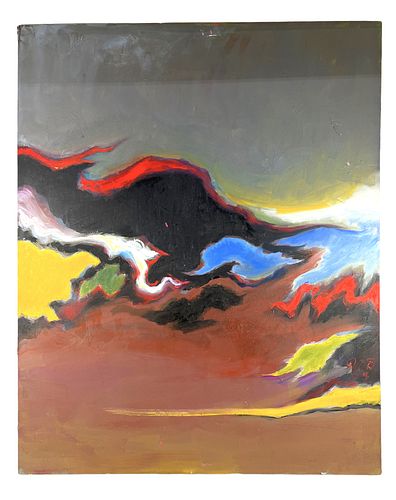 Large William Dietrichson Oil on Canvas Unframed