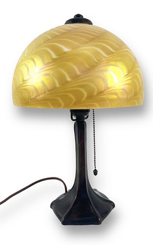Handel Table Lamp w/ Lundberg Studios Shade