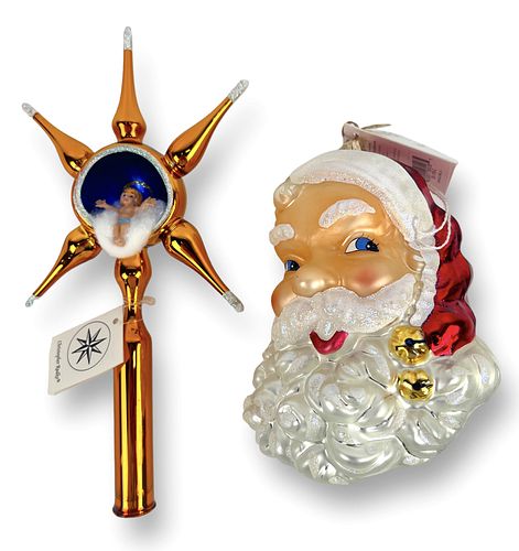 Christopher Radko Ornament Kringle Bells & Finial