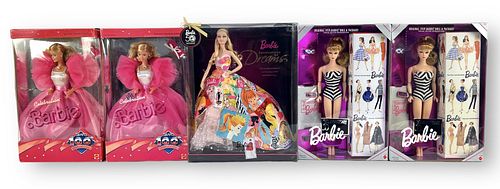 (5) Barbie Dolls Celebration 35th Anniversary