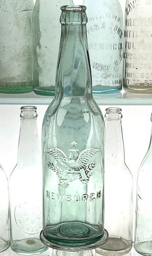 1905 Anheuser-Busch Beer 12oz Embossed Bottle Newburgh, New York