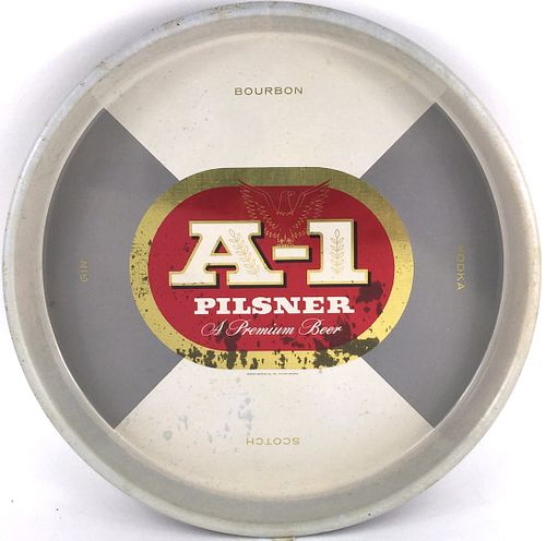 1951 A-1 Pilsner Beer 13 inch tray Arizona Phoenix