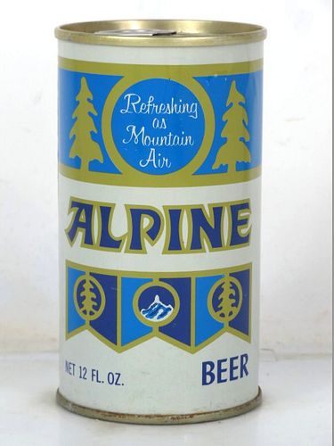 1971 Alpine Beer 12oz T32-32.1 Ring Top California Los Angeles