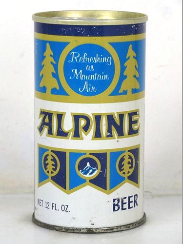 1971 Alpine Beer 12oz T32-31.6 Ring Top California Los Angeles