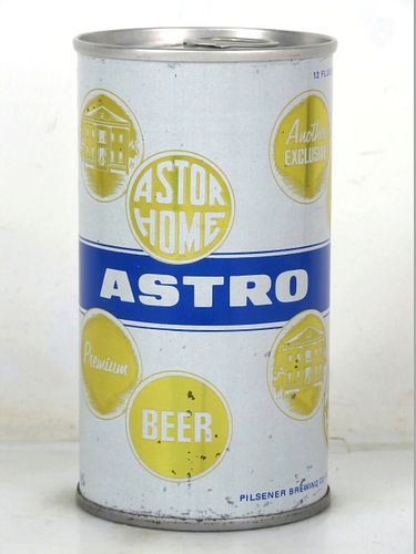 1970 Astro Premium Beer 12oz T36-01v2 Ring Top Pennsylvania Pittsburgh