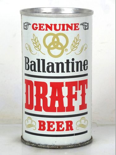 1966 Ballantine Draft Beer 12oz T36-35.1a Fan Tab New Jersey Newark