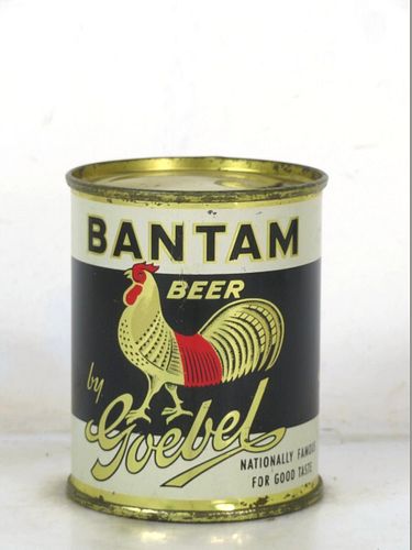 1954 Bantam Beer By Goebel 8oz 241-13 Flat Top California Oakland
