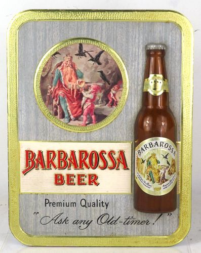 1950 Barbarossa Beer Ohio Cincinnati