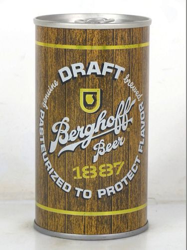 1968 Berghoff Draft Beer 12oz T39-22 Ring Top Colorado Pueblo
