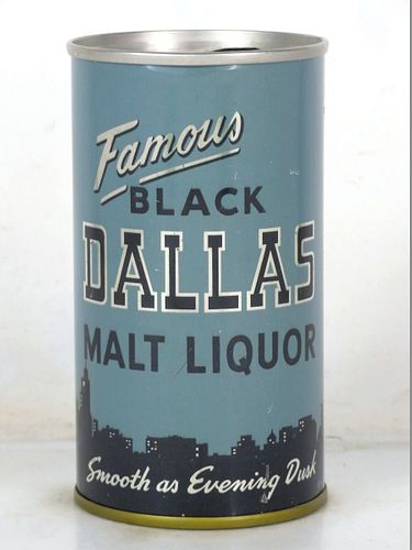 1969 Black Dallas Malt Liquor 12oz T40-32 Ring Top Colorado Pueblo