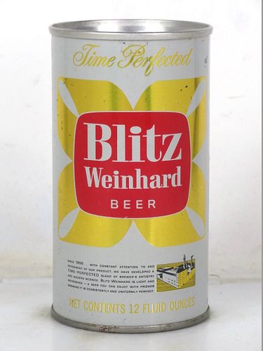 1965 Blitz Weinhard Beer 12oz T43-30.2a Ring Top Oregon Portland