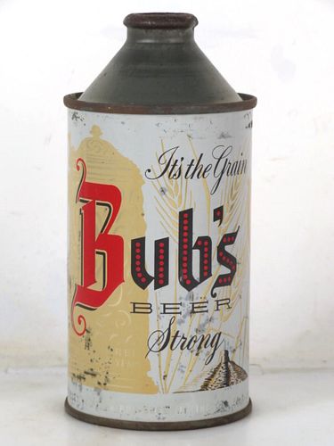 1952 Bub's Beer 12oz 155-03 High Profile Cone Top Minnesota Winona