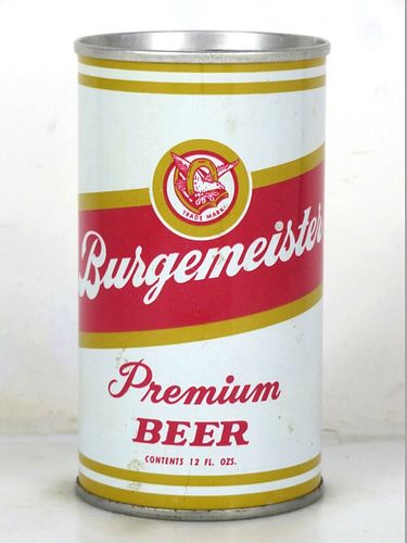 1967 Burgemeister Premium Beer 12oz T55-17 Ring Top Illinois Warsaw