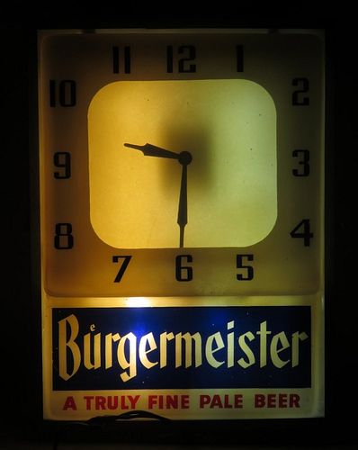 1951 Burgermeister Beer California San Francisco