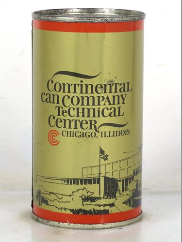 1968 Continental Can Co. test can Chicago Illinois 12oz Unpictured. Bank Top Can
