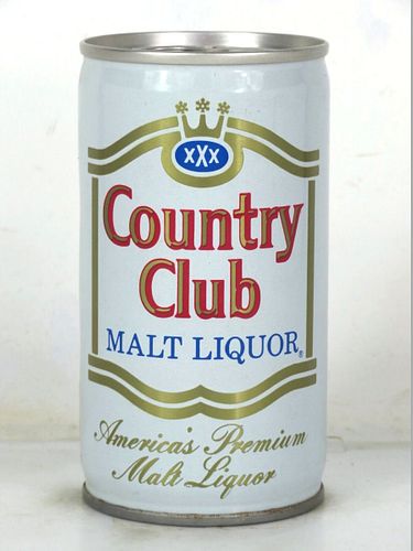1974 Country Club Stout Malt Liquor 12oz T57-30v Ring Top Texas San Antonio