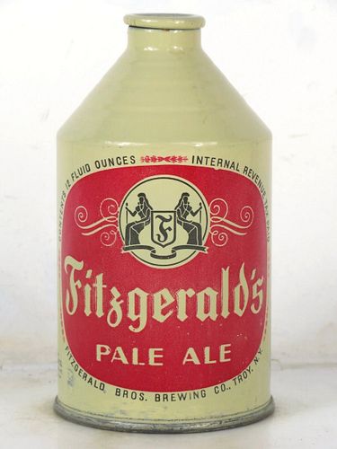 1946 Fitzgerald's Pale Ale 12oz 193-32.2 Crowntainer New York Troy
