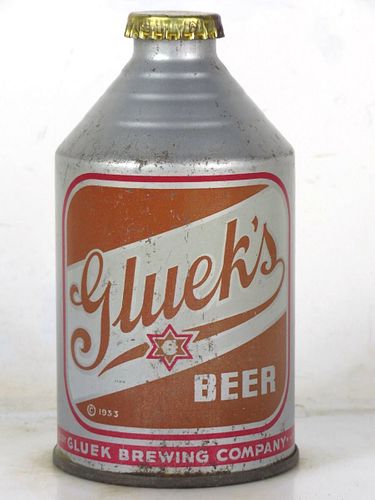 1947 Gluek's Beer 12oz 194-21 Crowntainer Minnesota Minneapolis