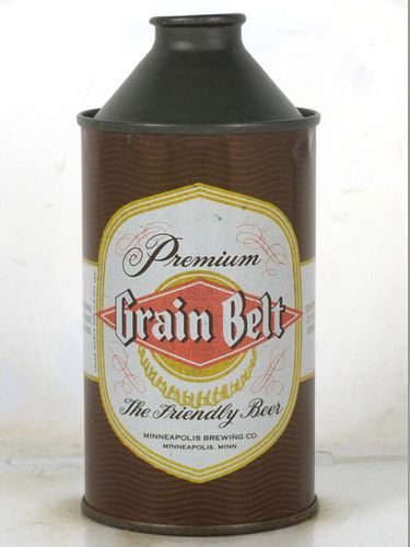 1946 Grain Belt Beer 12oz 167-06 High Profile Cone Top Minnesota Minneapolis