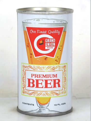 1968 Grand Union Premium Beer 12oz T71-10 Ring Top Virginia Norfolk