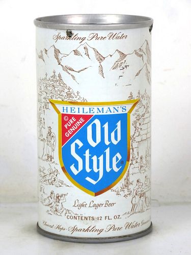 1967 Heileman's Old Style Lager Beer 12oz T75-21 Ring Top Kentucky Newport