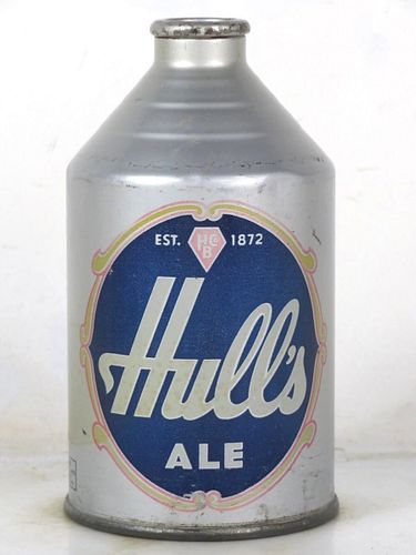 1946 Hull's Ale 12oz 195-26 Crowntainer Connecticut New Haven