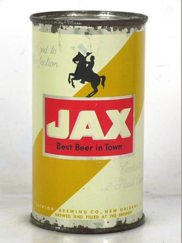 1954 Jax Beer 12oz 86-12 Flat Top Louisiana New Orleans